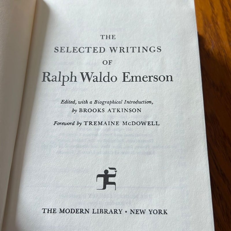 The Selected Writings of Ralph Waldo Emerson