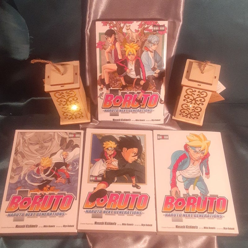 Boruto: Naruto Next Generations, Vol. 1, 2, 4, 5 manga lot