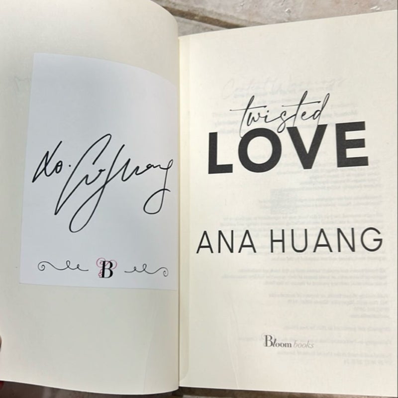 SIGNED EDITIONS - TWISTED SERIES - ANA HUANG