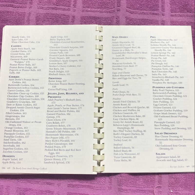 The Beverly Lewis Amish Heritage Cookbook