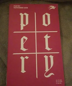 Poetry Magazine November 2018