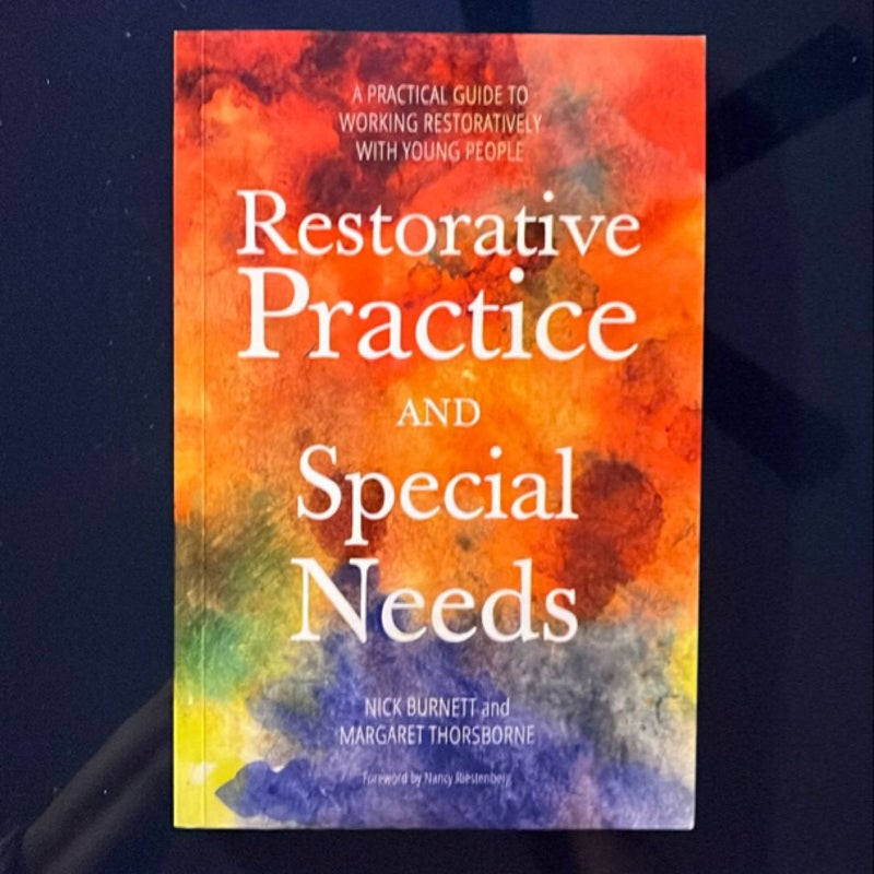 Restorative Practice and Special Needs