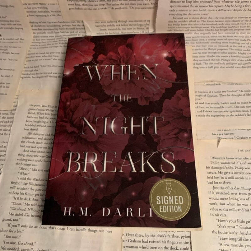 SIGNED: When the Night Breaks 