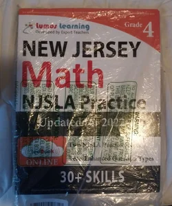 New Jersey Student Learning Assessments (NJSLA) Test Practice: 4th Grade Math Practice Workbook and Full-Length Online Assessments