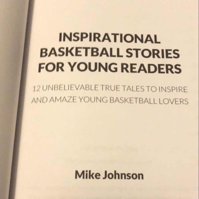 Inspirational Basketball Stories for Young Readers