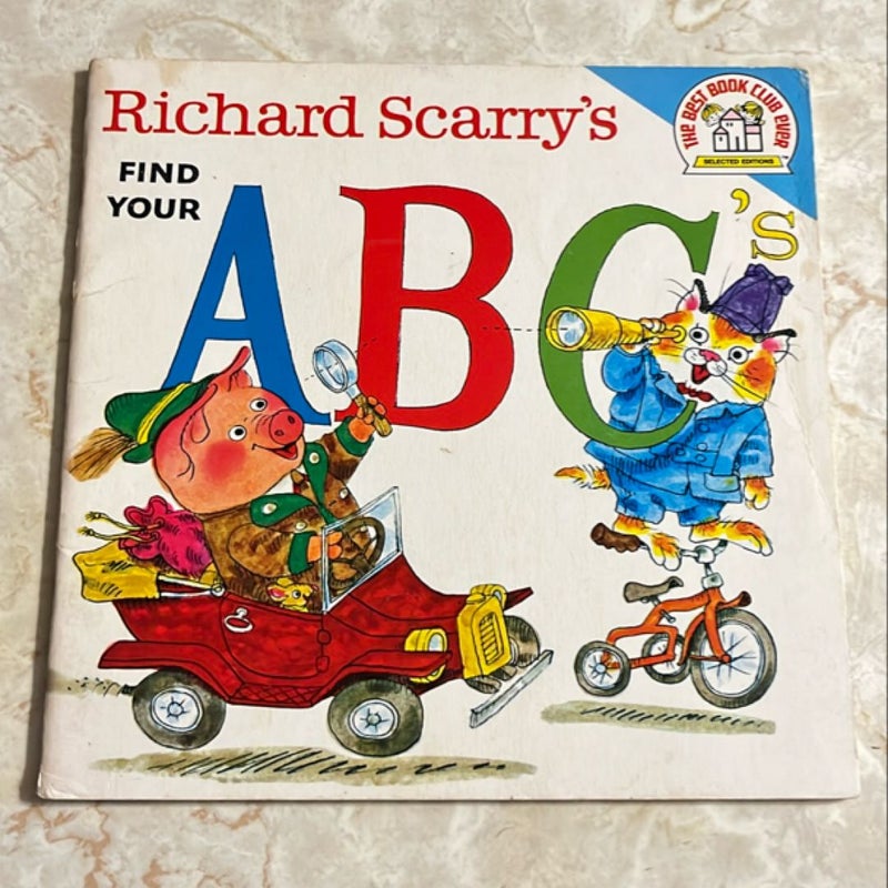 Richard Scarry's Find Your ABC's