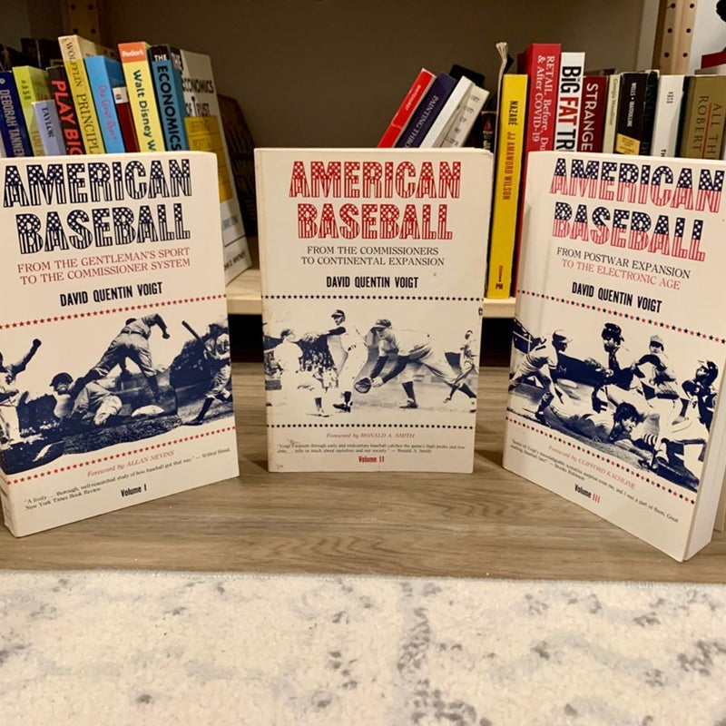 (Full Set) American Baseball Vol. I, II, III