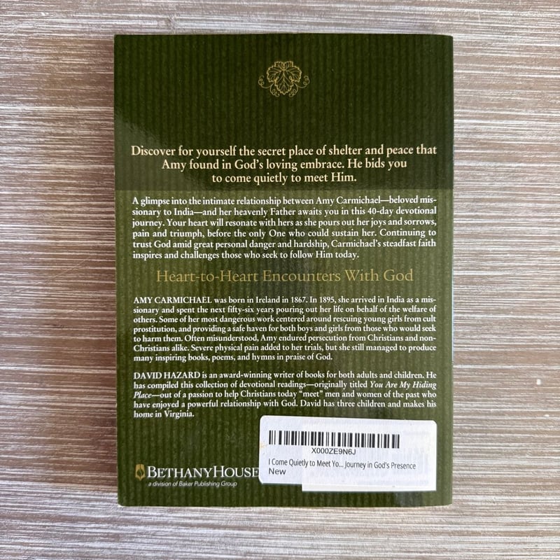 I Come Quietly to Meet You