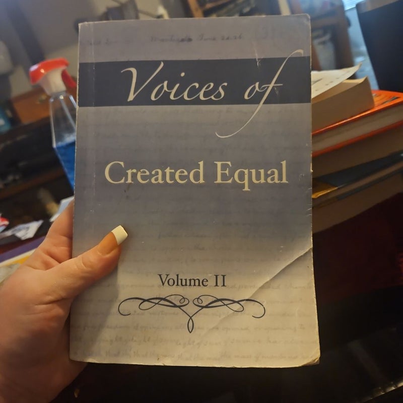 Voices of Created Equal