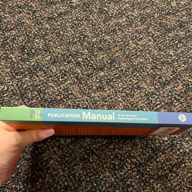 Publication Manual of the American Psychological Association