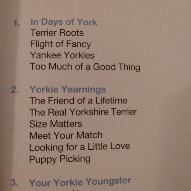 The Yorkshire Terrier Handbook