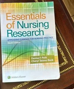 Essentials of Nursing Research