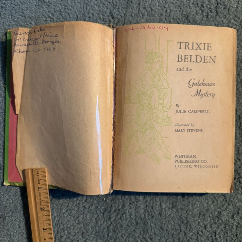 Trixie Belden and the Gatehouse Mystery; Trixie Belden and the Secret of the Mansion; Trixie Belden and the Red Trailer Mystery