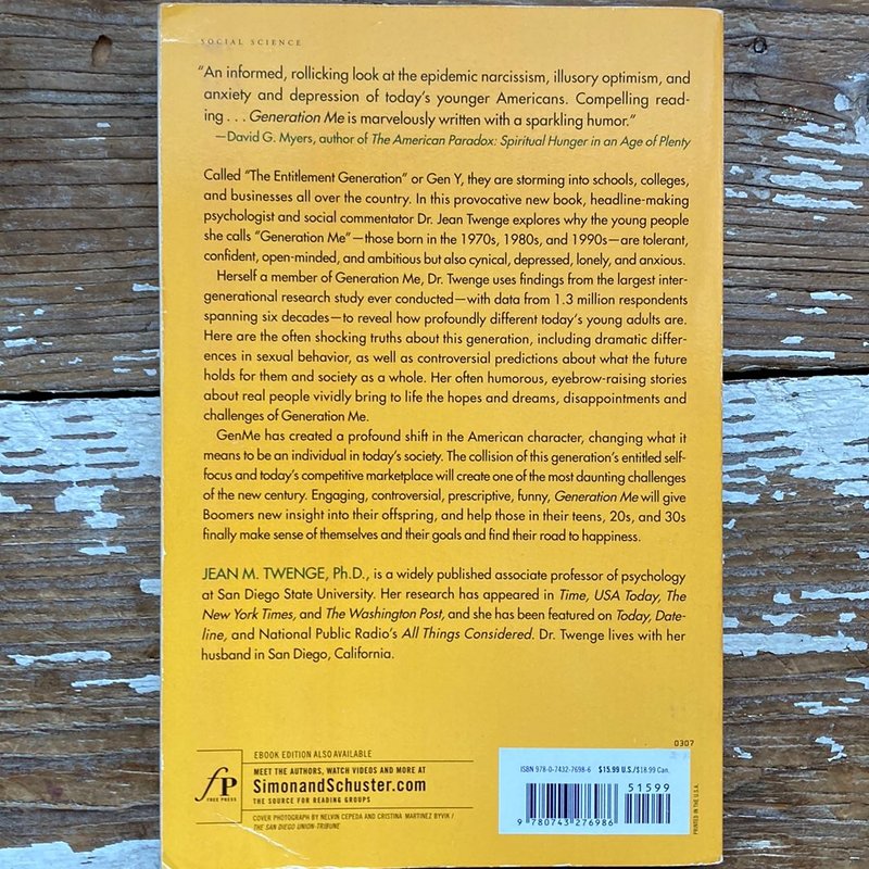 Generation Me - Revised and Updated