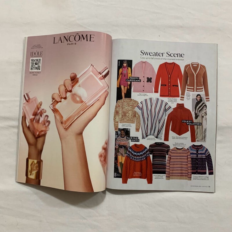 Instyle Zendaya “Best Dressed” Issue November 2021 Magazine 