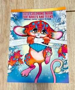 Cute Coloring Book for Adults and Teens