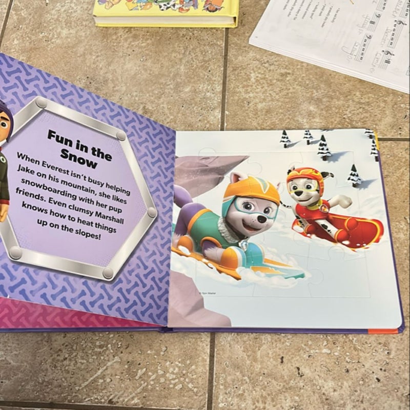 Nick Paw Patrol Girls My First Puzzle Book