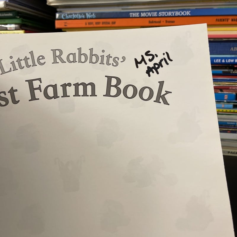 Little Rabbit’ First Farm Book