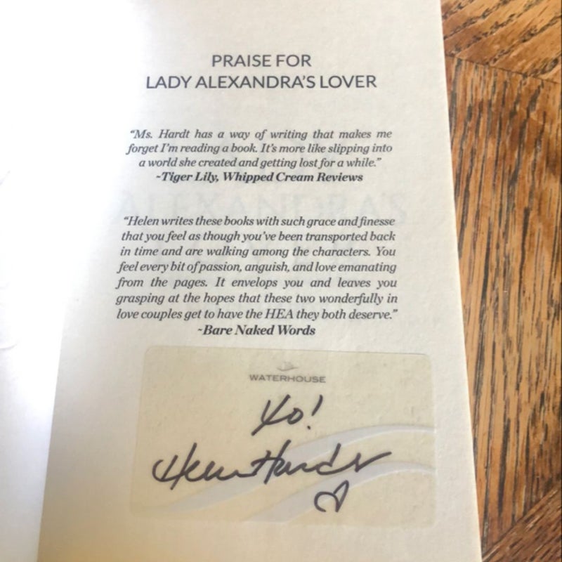 Lady Alexandra's Lover (signed)