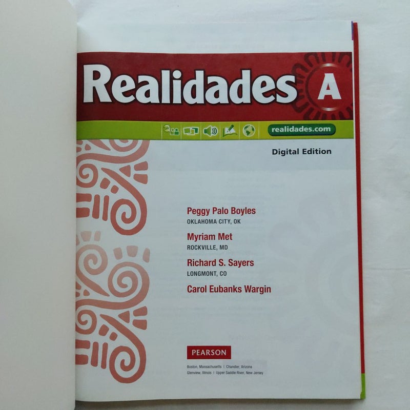 Realidades 2014 Student Edition Level A