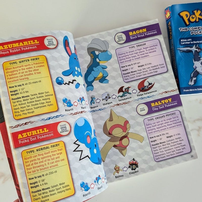 Pokemon Hnadbooks Set of 2