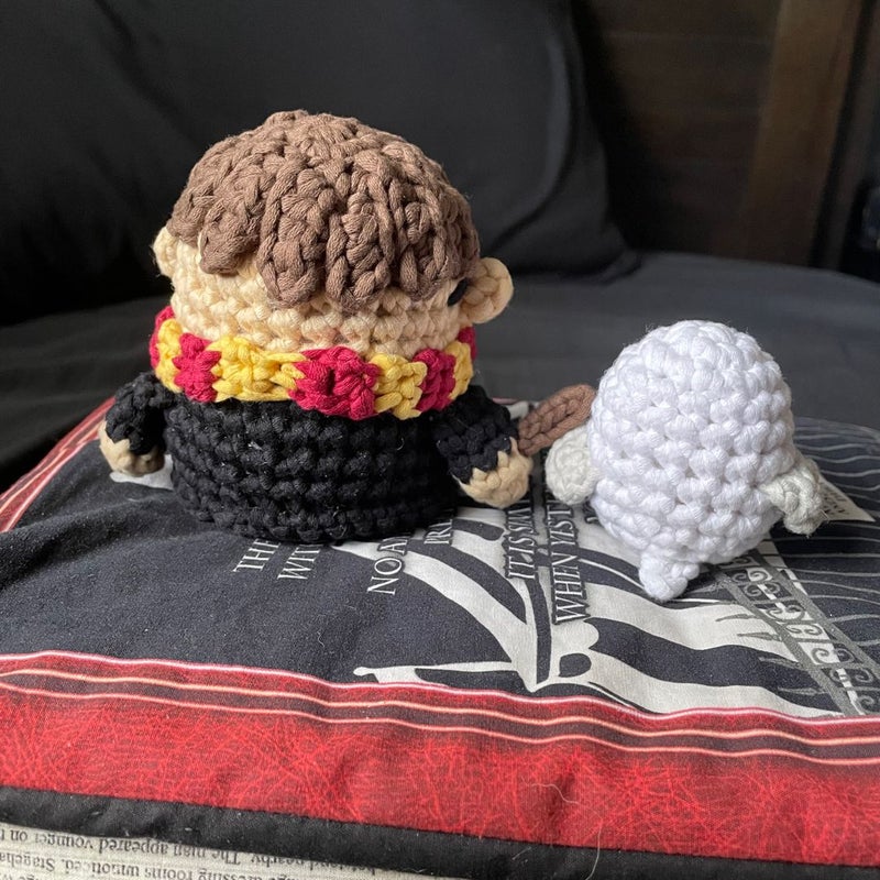 Crochet/Amigurumi Harry Potter & Hedwig The Woobles