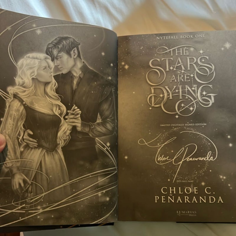 The Stars Are Dying First Edition Special Print