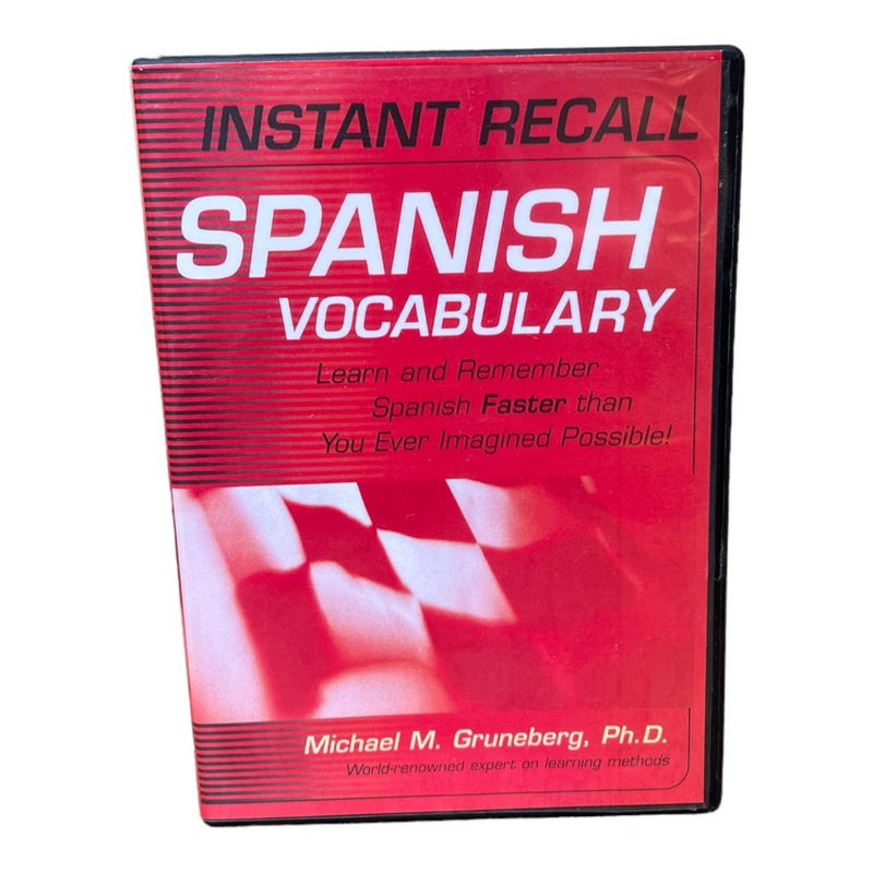 Instant Recall Spanish Vocabulary