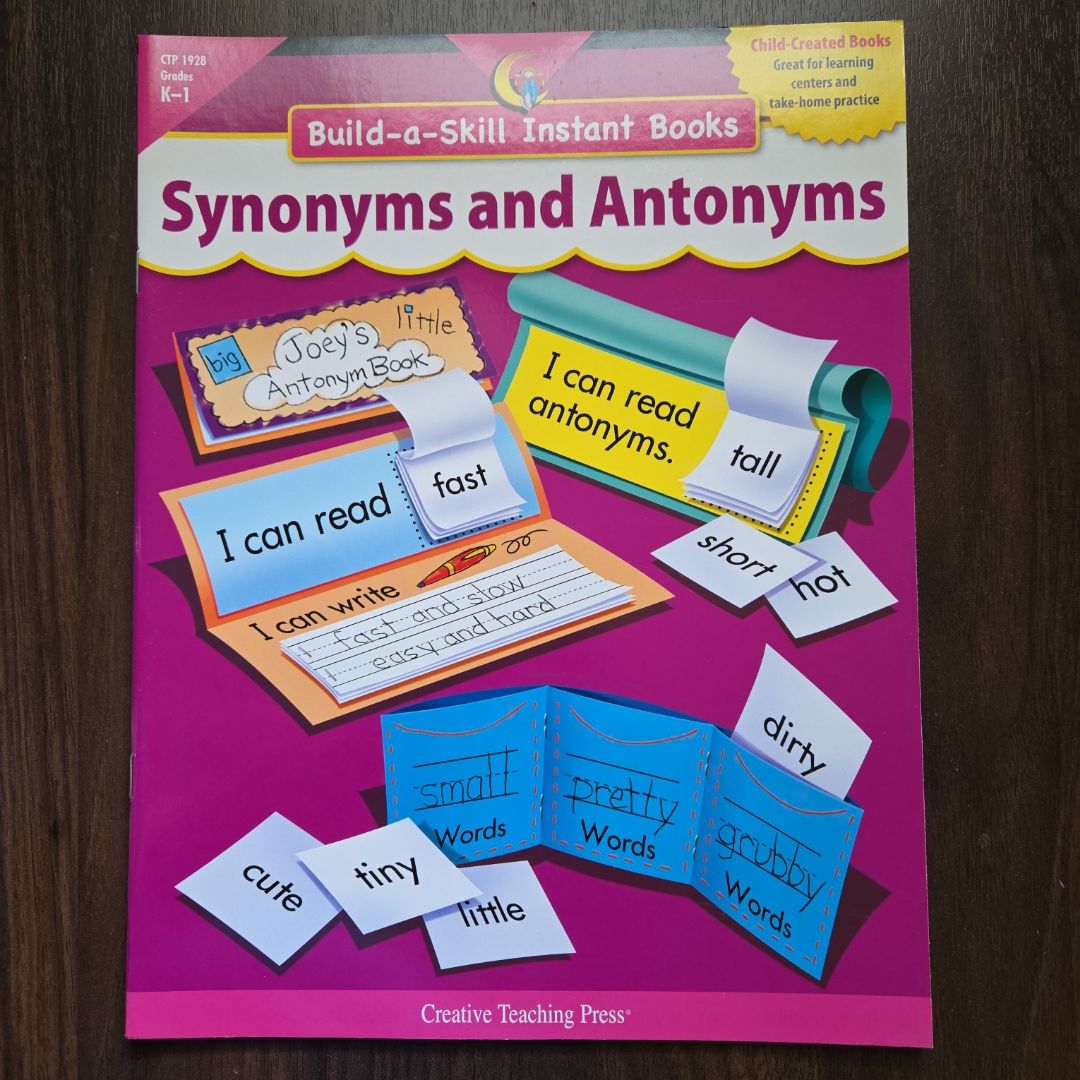 Build-a-SKill Instant Books Synonyms and Antonyms