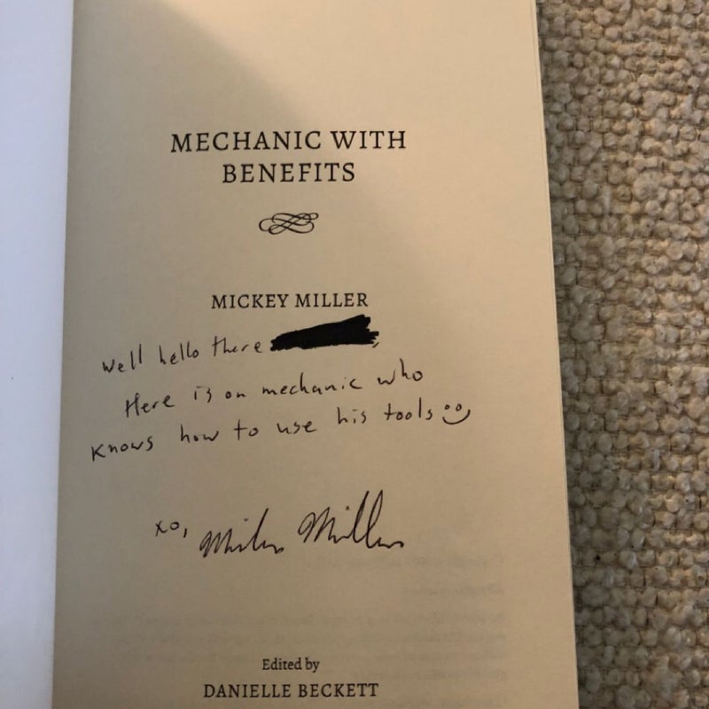 Mechanic with Benefits - Signed Copy