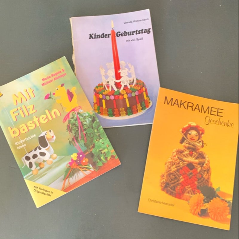 German Craft Books - 3 Book Bundle