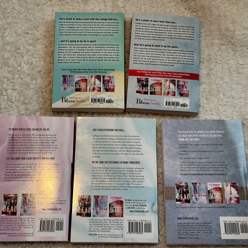 The Off Campus Series (original covers)