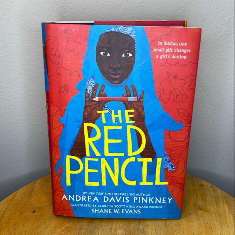 The Red Pencil – Andrea Davis Pinkney (Hardcover, First Edition Stated)