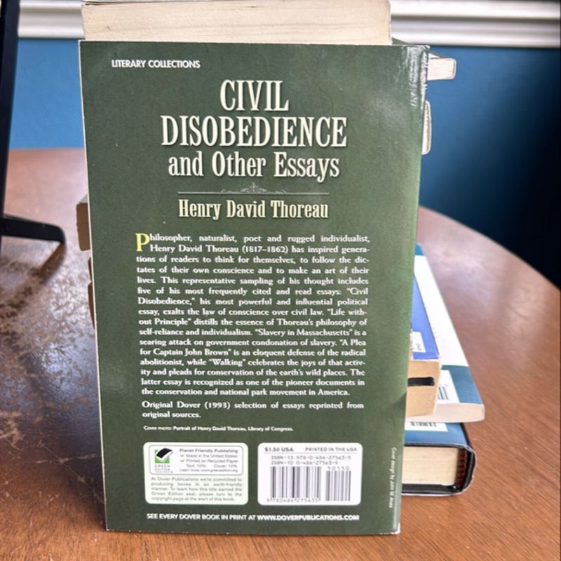 Civil Disobedience and Other Essays