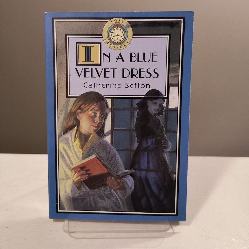 In a Blue Velvet Dress