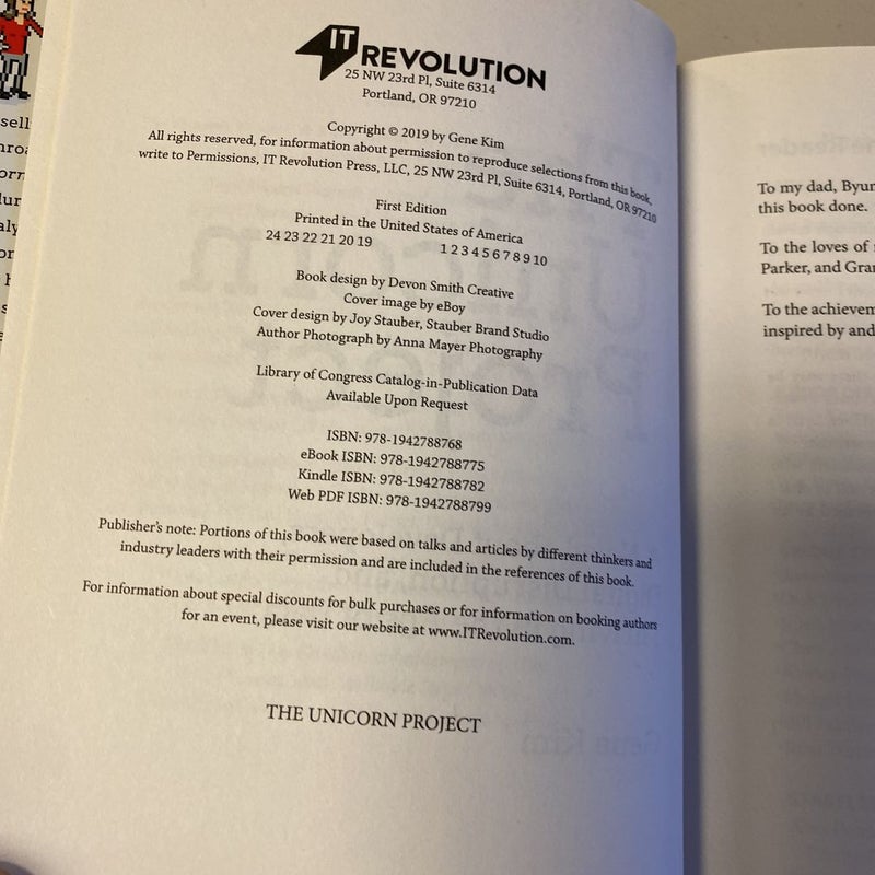 The Unicorn Project by Gene Kim