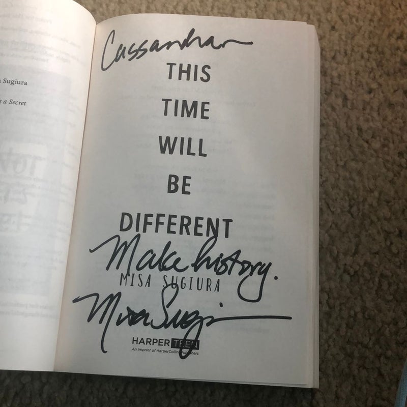 This Time Will Be Different (Signed)