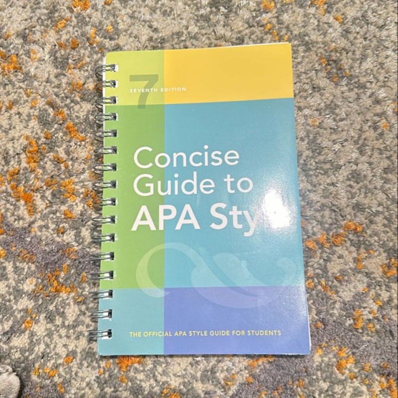 Concise Guide to APA Style