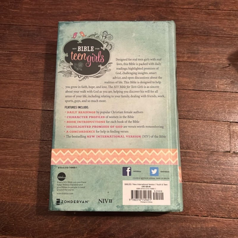 NIV Bible for Teen Girls