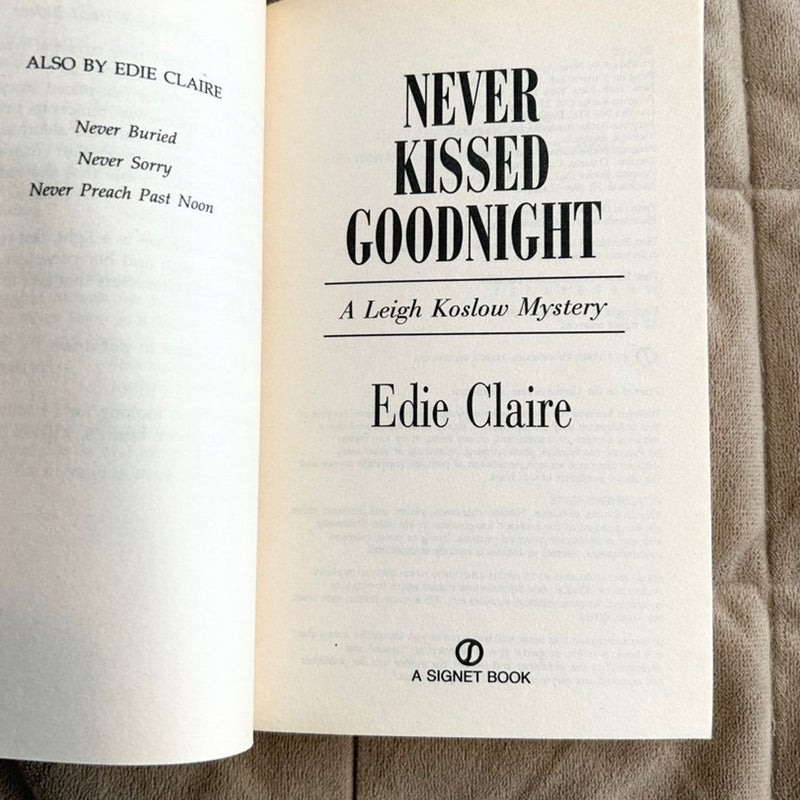 Never Kissed Goodnight  1946