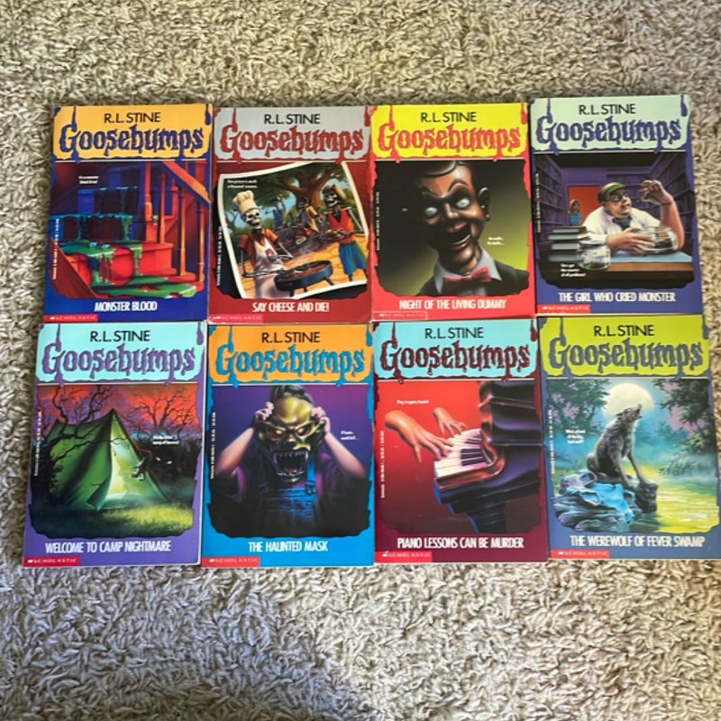 Goosebumps Lot- 16 books