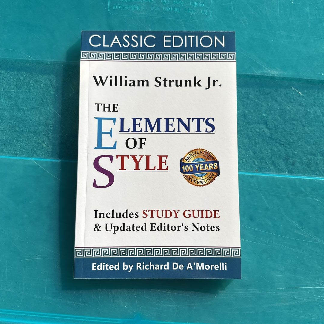 The Elements of Style (Classic Edition, 2017)