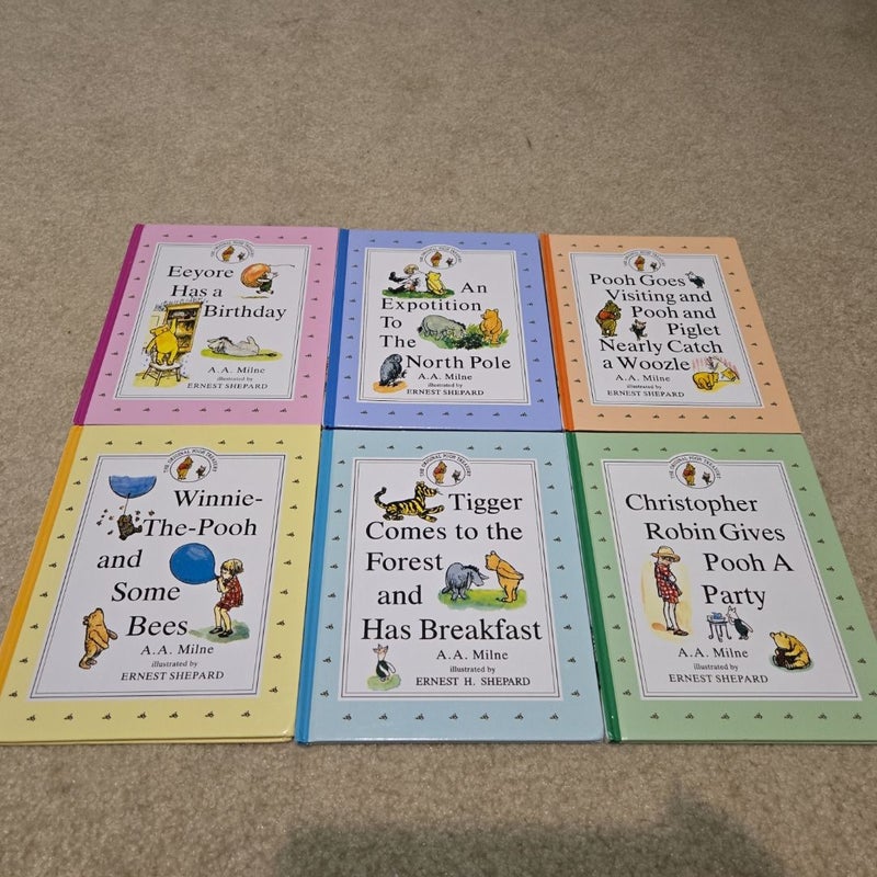 The original pooh treasury 6 book set