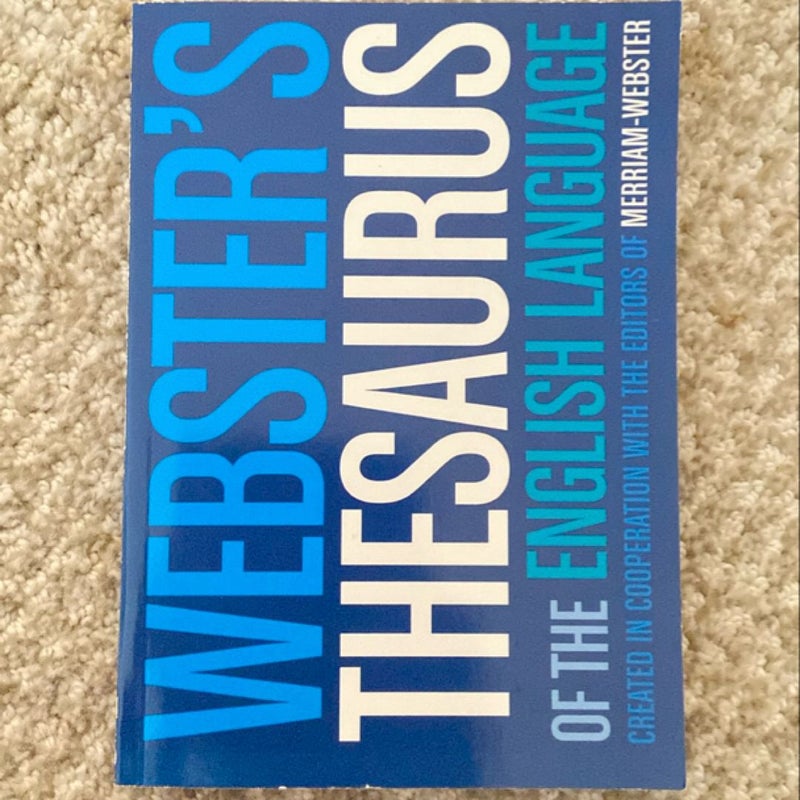 Webster’s Thesaurus of the English Language 