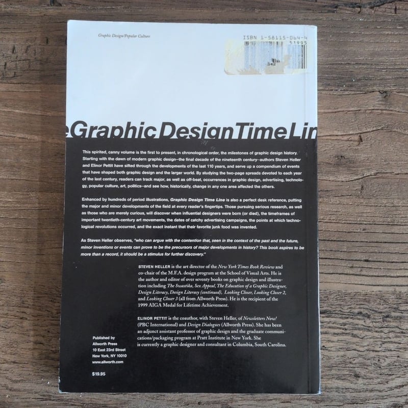 The Graphic Design Time Line by Steven Heller, Elinor Pettit