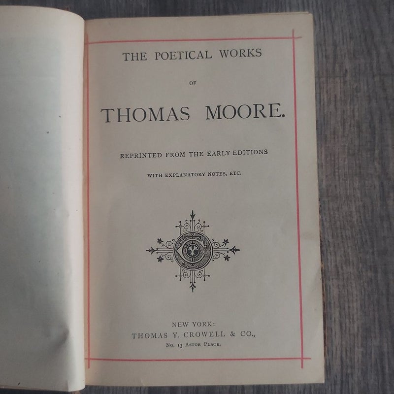 The Poetical Works of Thomas Moore 