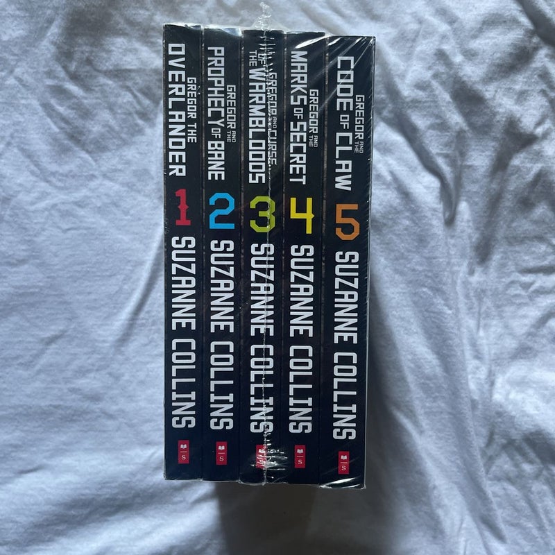 The Underland Chronicles (Gregor the Overlander, Gregor and the Prophecy of Bane, Gregor and the Curse of the Warmbloods, Gregor and the Marks of Secret, Gregor and the Code of Claw)