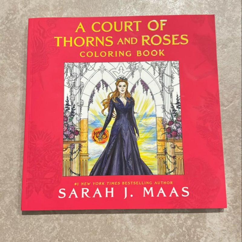A Court of Thorns and Roses Coloring Book