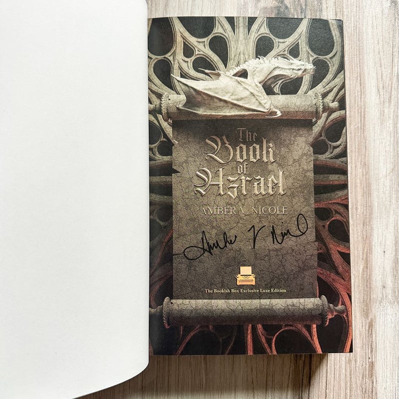 The Book Of Azrael Bookish Box Edition