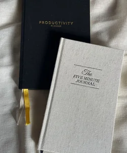 The Five Minute Journal and Productivity Journal